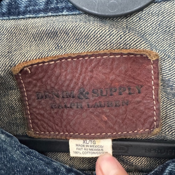 VINTAGE RL RALPH LAUREN DENIM & SUPPLY cartoon 666 Trucker JACKET SIZE XL RARE - Picture 3 of 13